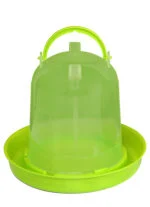 Trinkturm für Hühner aus durchsichtigem Kunststoff, Limettengrün, 1,5 l – Gaun – Bild 2