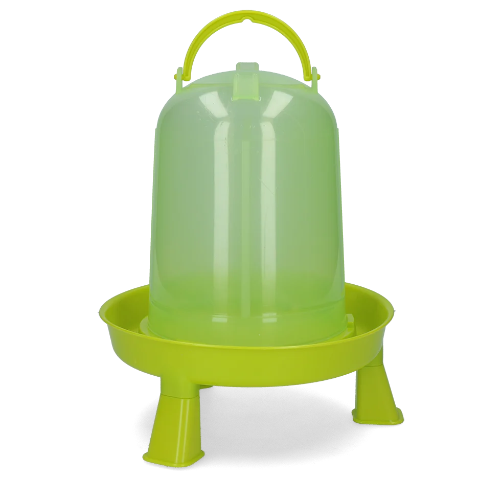 GAUN109381.png Trinkturm für Geflügel auf Standfüßen, Limettengrün 3 l – Gaun – Bild 1