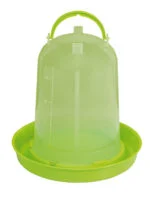 Tränketurm für Hühner aus durchsichtigem Kunststoff, limettengrün, 5 l – Gaun – Bild 2