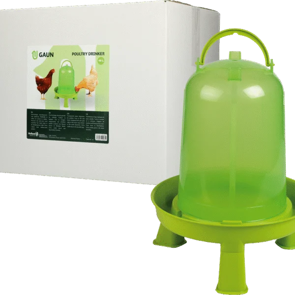 Geflügeltränke mit Füßen, limettengrün, 10 l – Gaun