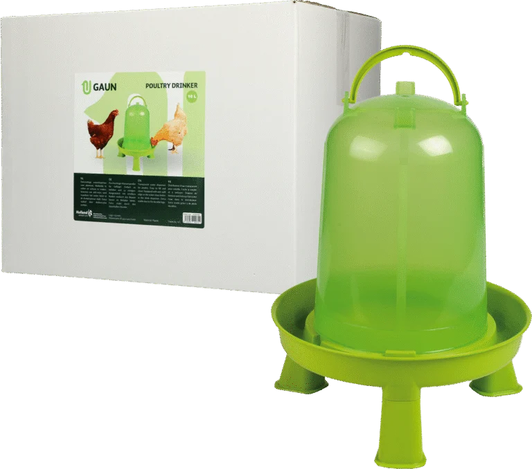 Geflügeltränke mit Füßen, limettengrün, 10 l – Gaun