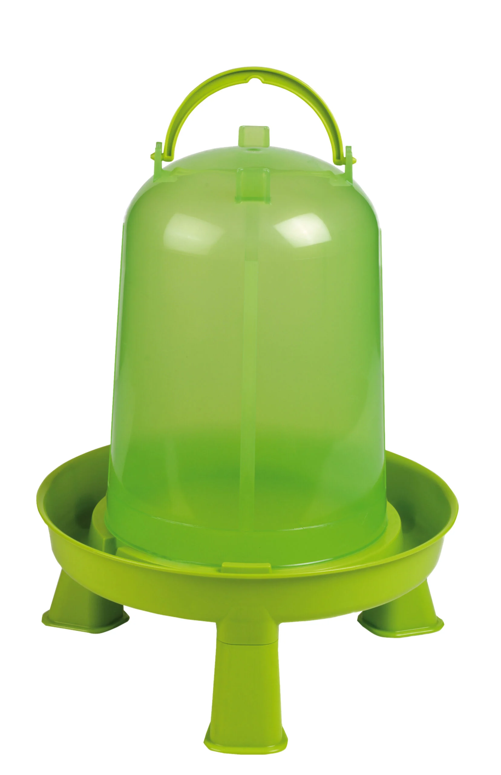 Geflügeltränke mit Füßen, limettengrün, 10 l – Gaun – Bild 2