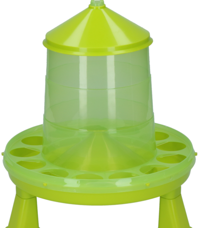 Geflügelfutterturm auf Füßen, limettengrün, 2 kg – Gaun