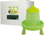 Futterturm für Geflügel auf Füßen, Limettengrün, 4 kg – Gaun