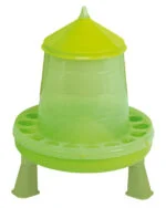 Futterturm für Geflügel auf Füßen, Limettengrün, 4 kg – Gaun – Bild 2