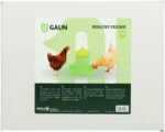 Futterturm für Geflügel aus transparentem Biokunststoff, limettengrün, 2 kg – Gaun Bio Green Lemon – Bild 5