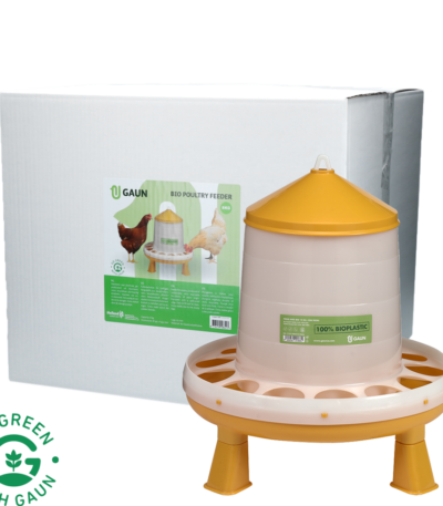 Futterturm für Geflügel auf Beinen, Limettengrün, 8 kg – Gaun Bio Green Lemon