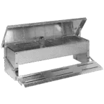 Tretfutterautomat für Hühner mit Deckel, 56 x 36 x 18,5 cm – Gaun