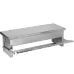 Tretfutterautomat für Hühner mit Deckel, 56 x 36 x 18,5 cm – Gaun – Bild 2