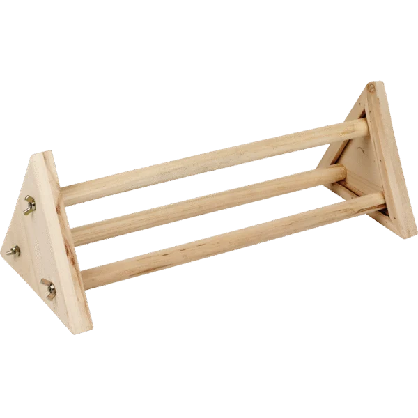 Kükensitzstange mit drei Holzstangen, 43 x 15,7 x 15 cm – Gaun