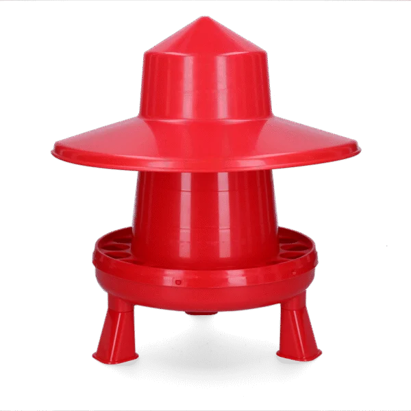 Futterturm für Geflügel mit Regenhaube und Füßen, 4 kg – Gaun