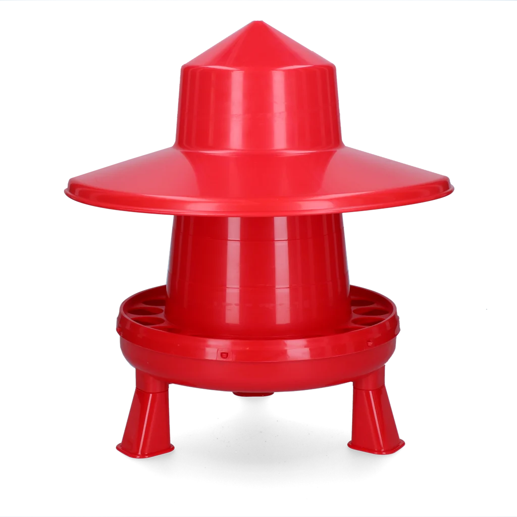 GAUN11425.png Futterturm für Geflügel mit Regenhaube und Füßen, 4 kg – Gaun – Bild 1