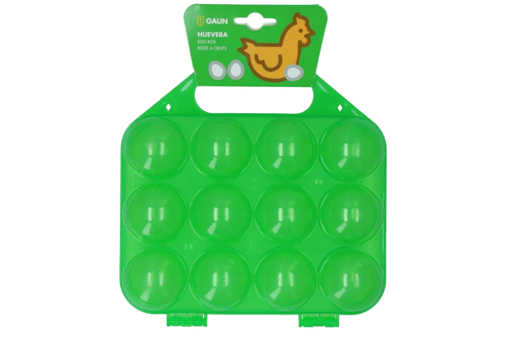 Eierablage für 12 Eier, Limettengrün, 18 x 13 cm – Gaun