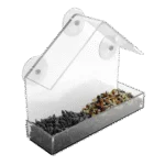 Futterhaus aus Kunststoff mit 3 Saugnäpfen, 150 x 63 x 150 mm – Gaun