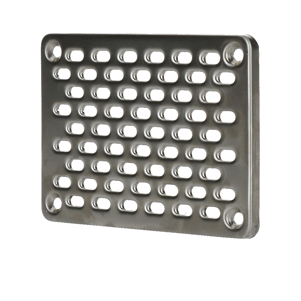 GEVE0050.png Aufsatzgitter aus Edelstahl 10 x 14 cm – GevelFix – Bild 1