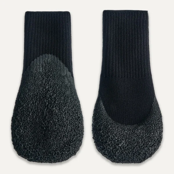 Wasserdichte Hundeschuhe mit Gummisohle, 4 Stück, XS, Schwarz – Goo-eez Lites