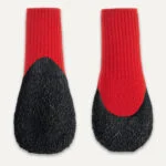 Wasserdichte Hundeschuhe mit Gummisohle, 4 Stück, XL, Rot und Schwarz – Goo-eez Lites