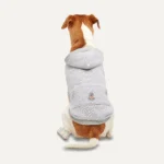 Hoodie für Hunde aus Fleece mit Plüschfutter, Größe L, Grau – Goo-eez Kangaroo Fleece Hoodie – Bild 4