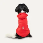 Hundehoodie mit Plüschfutter, Rot und Schwarz, XXS – Goo-eez Kangaroo Fleece Hoodie – Bild 4