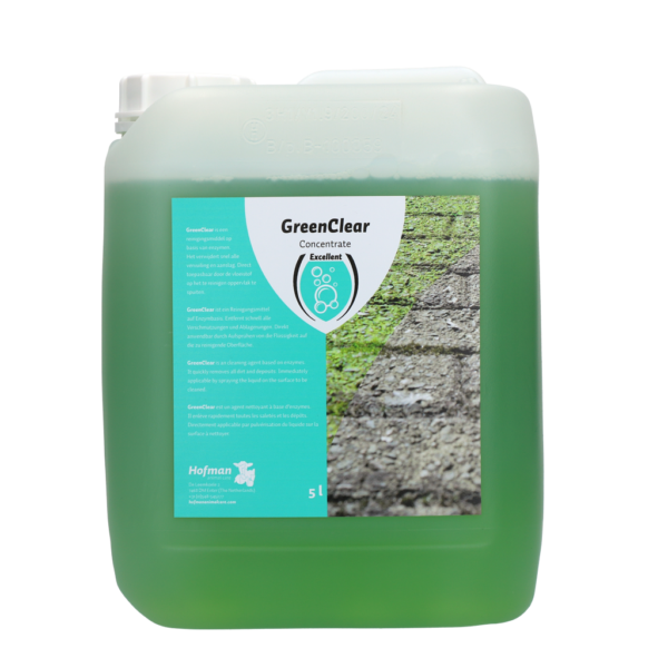 Reiniger für den Außenbereich mit Enzymen, Konzentrat 5 l – Excellent Green Clear
