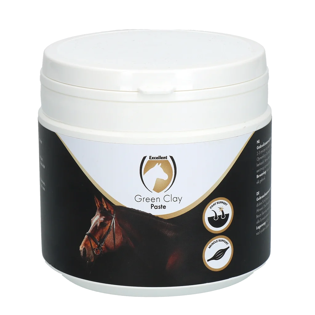 Gebrauchsfertige grüne Tonerpaste für die Haut, 500 g – Excellent Horse Green Clay Paste – Bild 1