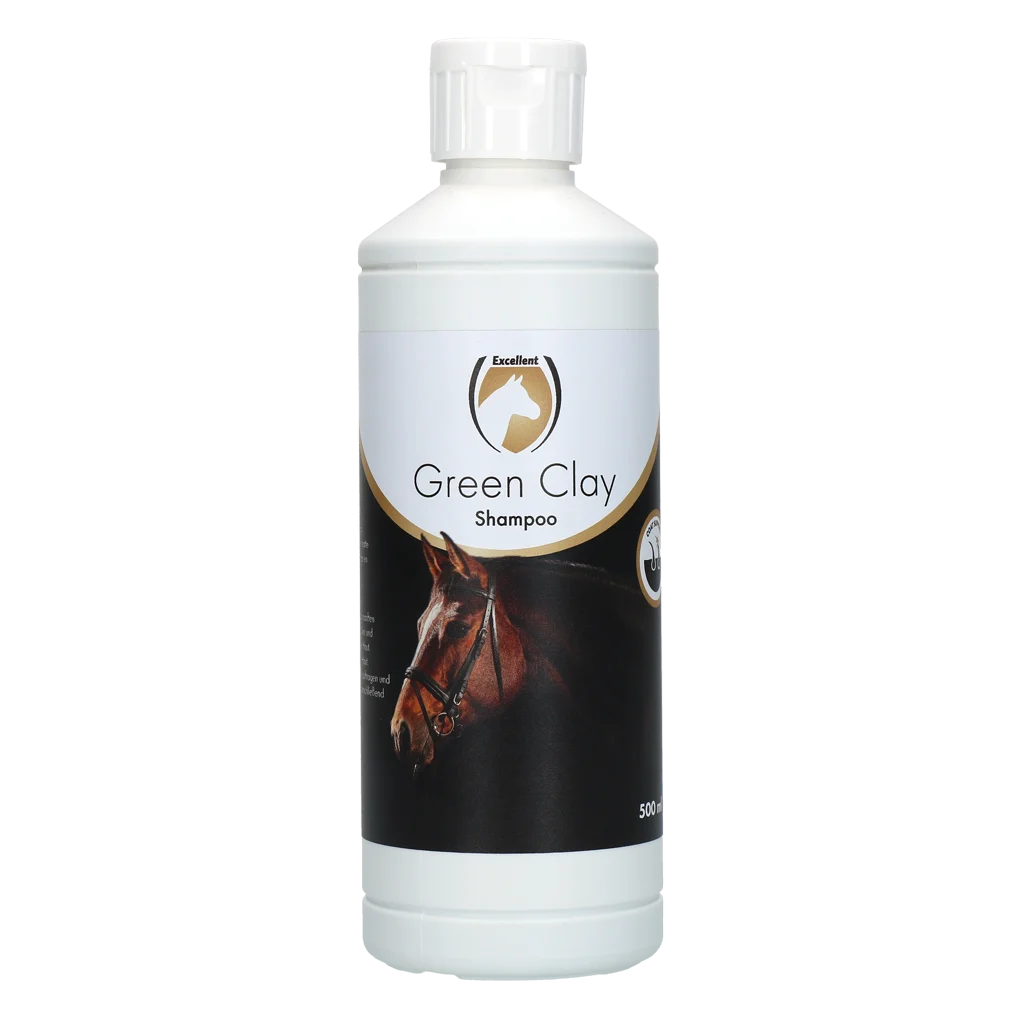 Pferdeshampoo mit grüner Heilerde, 500 ml – Excellent Horse Green Clay Shampoo – Bild 1