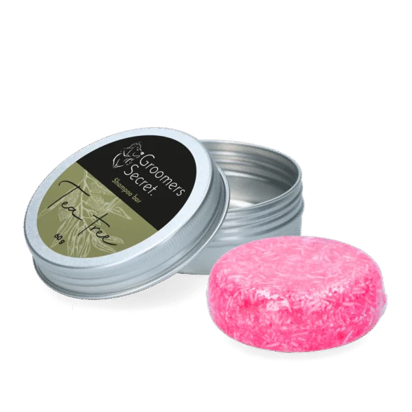 Festes Shampoo mit Conditioner und Tea Tree Duft, 60 g – Groomers Secret Shampoo Bar Tea Tree