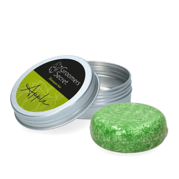 Shampoobar mit Spülung und Apfelduft, 60 g – Groomers Secret Shampoo Bar Appel