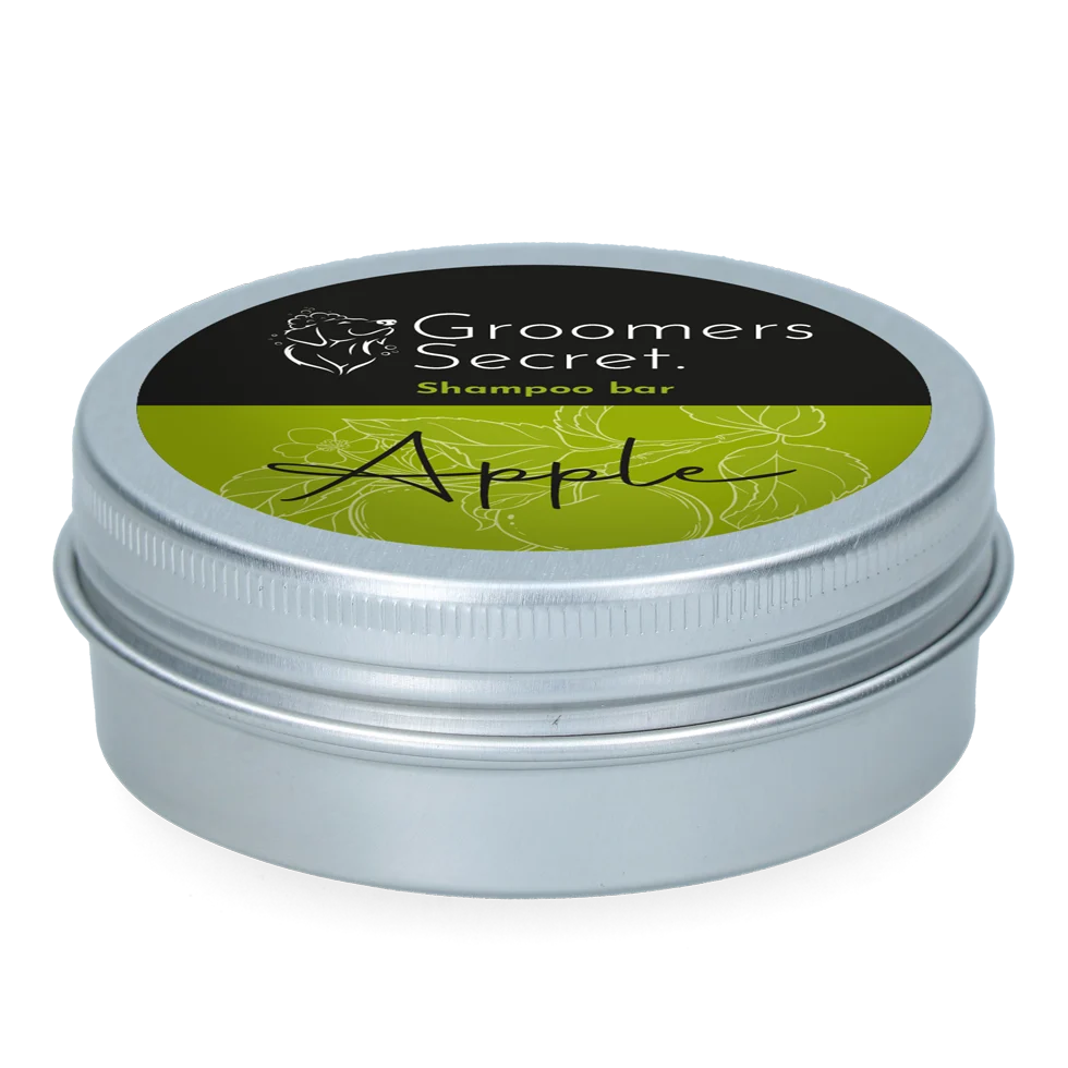 Shampoobar mit Spülung und Apfelduft, 60 g – Groomers Secret Shampoo Bar Appel – Bild 2