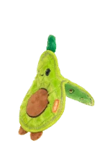 Quietschspielzeug für Hunde mit drei Quietschern – Growl Flip Floppz Ava die Avocado – Bild 3