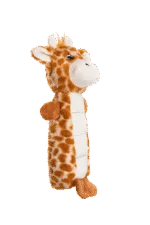 Plüsch Hundekuscheltier mit Quietschfläche und Quietscher – Growl Belly Busters Ginny die Giraffe – Bild 3