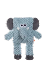 Plüschhundespielzeug mit Blockform und Quietscher – Growl Block Heads Trunky der Elefant – Bild 2