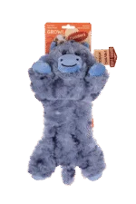 Plüschhundespielzeug mit 5 Quietschern und Knisterpapier – Growl Cuddlerz Chewy die Kuh