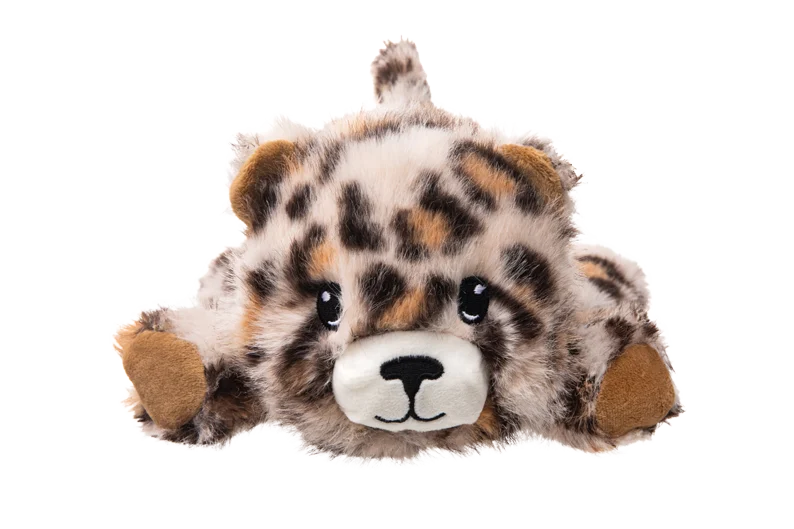 Plüsch Hundespielzeug mit verstärkten Nähten – Growl Snugglez Larry der Leopard – Bild 2