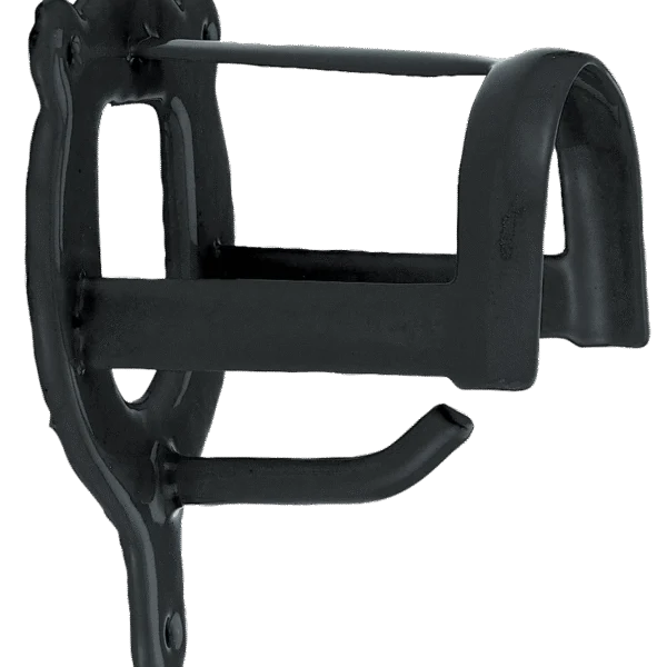 Halfterhalter aus Kunststoff, rundes Modell, Schwarz – Vplast
