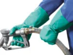 Nitril Arbeitshandschuhe, chemikalienbeständig, Größe 9 L, 33 cm – Sol-Vex – Bild 2