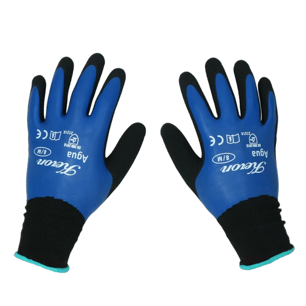 Nylon Arbeitshandschuhe mit Latexschaum, wasserbeständig, Größe XXL (11) – Keron Fine-knit Agua