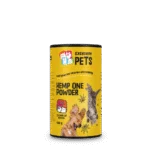 Hanfblütenpulver für Hunde und Katzen mit Johannisbrot, 100 g – Excellent Pets Hemp One Powder