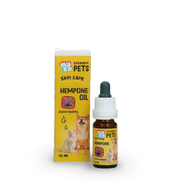 Hautpflegeöl für Hunde mit Hanfsamenöl, 10 ml – Excellent Pets HempOne Oil