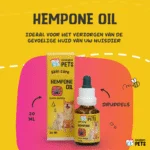 Hautpflegeöl für Hunde mit Hanfsamenöl, 20 ml – Excellent Pets HempOne Oil – Bild 2