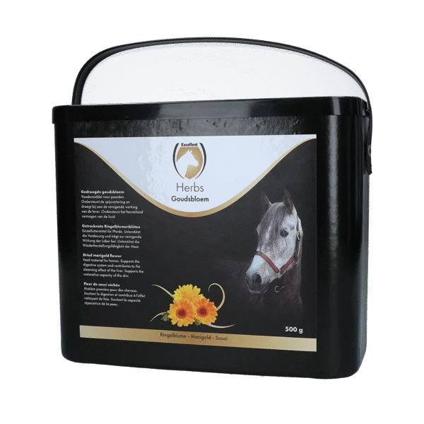 Ringelblume für Pferde zur Unterstützung der Verdauung, 500 g – Excellent Horse Herbs Ringelblume