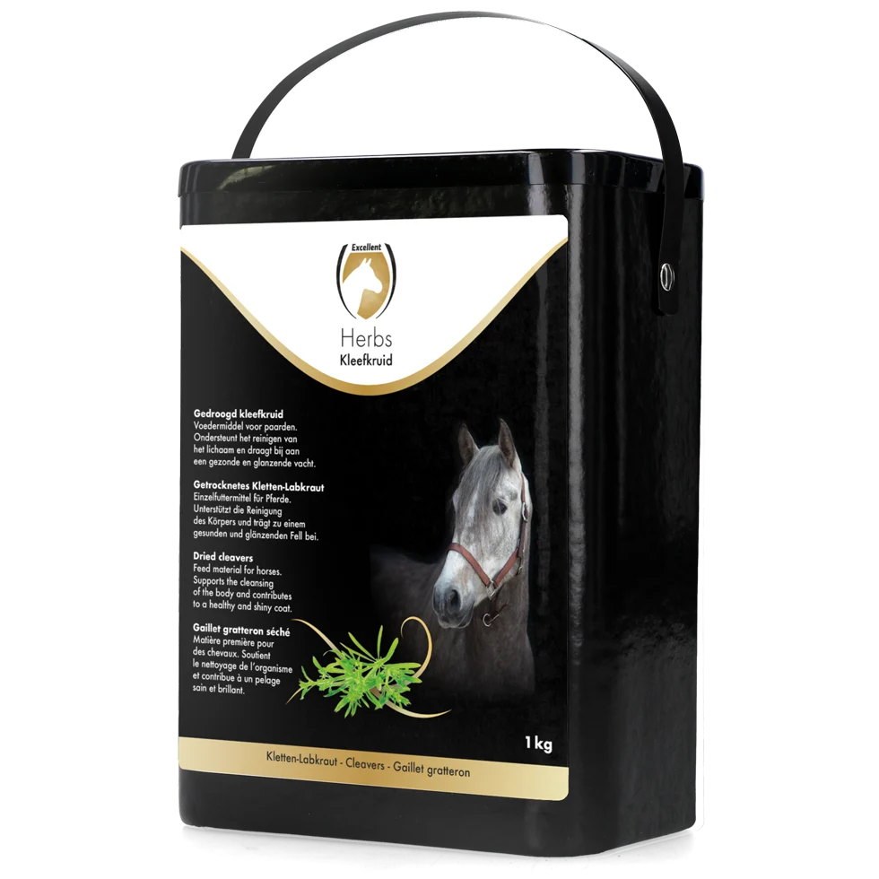 Klettenlabkraut für Pferde, für ein glänzendes Fell, 1 kg – Excellent Horse Herbs Klettenlabkraut – Bild 1