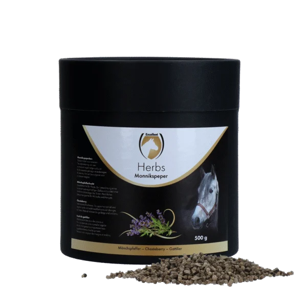 Mönchspfeffer für Pferde für einen normalen Zyklus, 500 g – Excellent Horse Herbs Mönchspfeffer