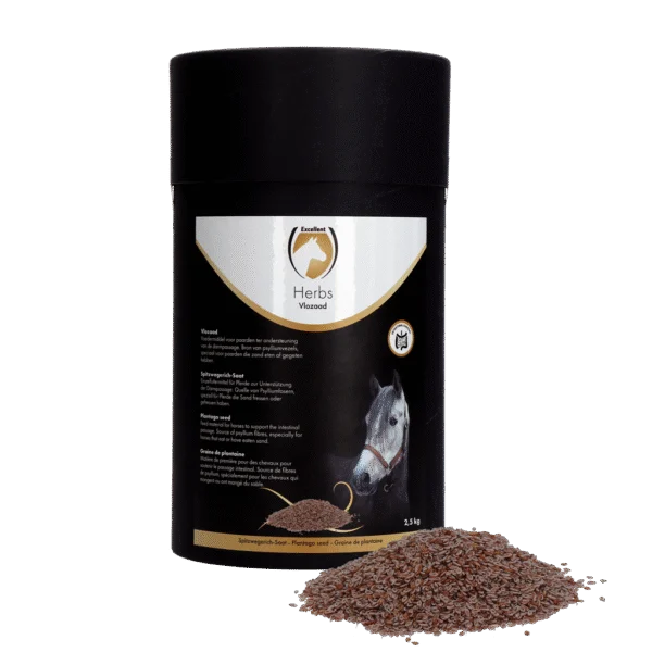 Flohsamen für Pferde, 2,5 kg – Excellent Horse Herbs Flohsamen