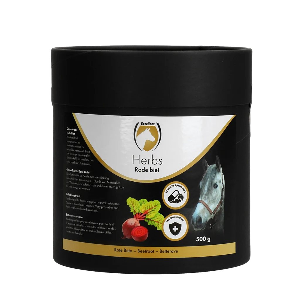 HERB028.png Rote Bete für Pferde mit Mineralstoffen und Vitaminen, 500 g – Excellent Horse Herbs Rote Bete – Bild 1