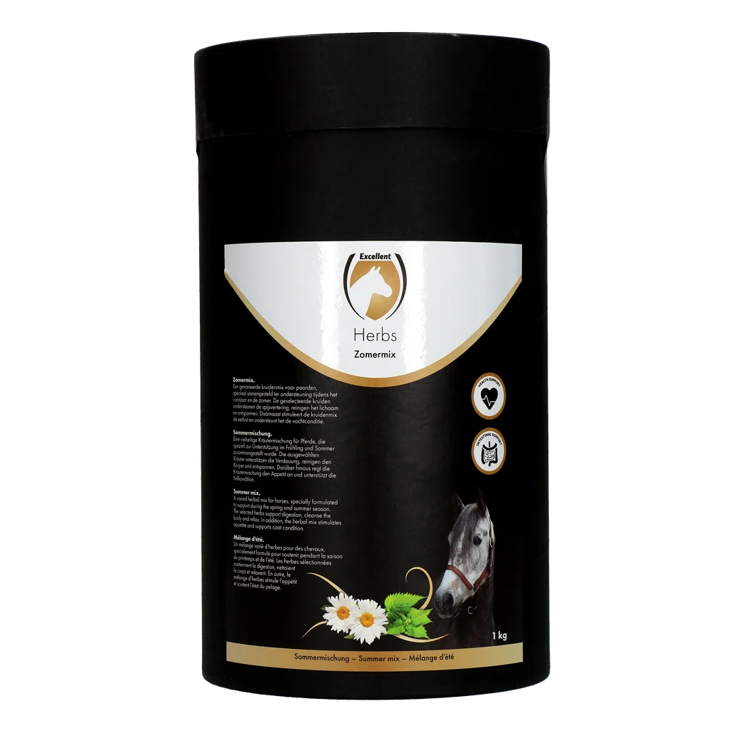 Sommerliche Kräutermischung für Pferde, 1 kg – Excellent Horse Herbs Sommermix – Bild 1