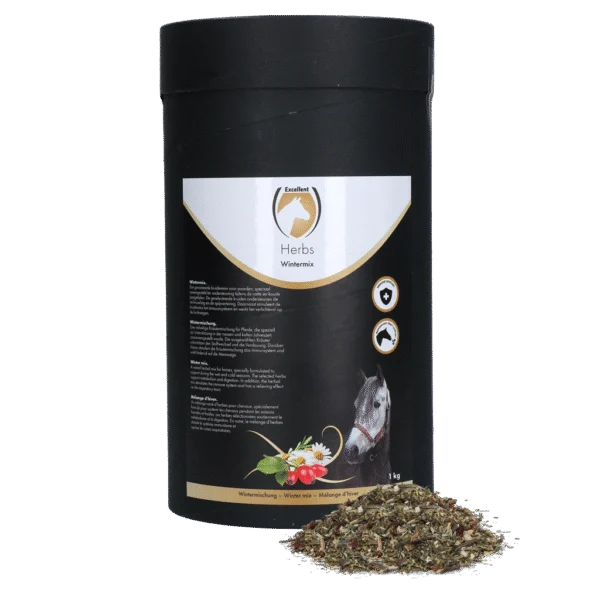 Winterkräutermischung für Pferde, 1 kg – Excellent Horse Herbs Wintermix