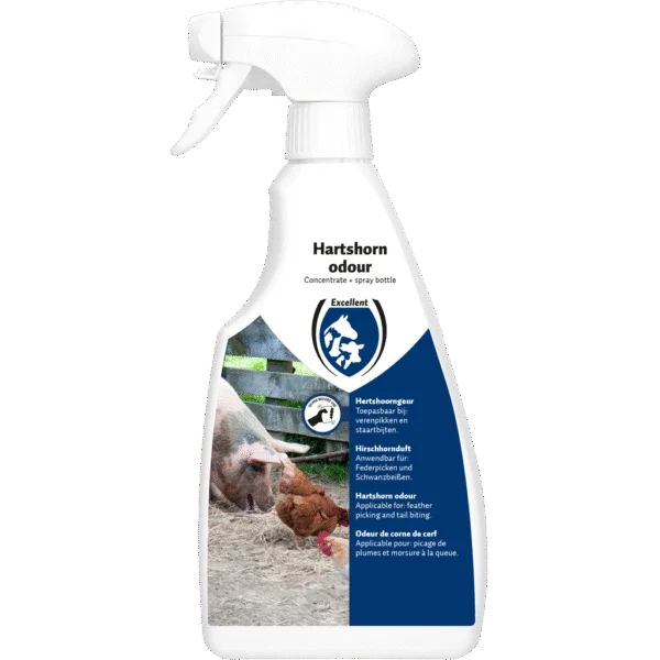 Spray mit Hirschhorn Geruch bei Schwanzbeißen und Kämpfen – Excellent