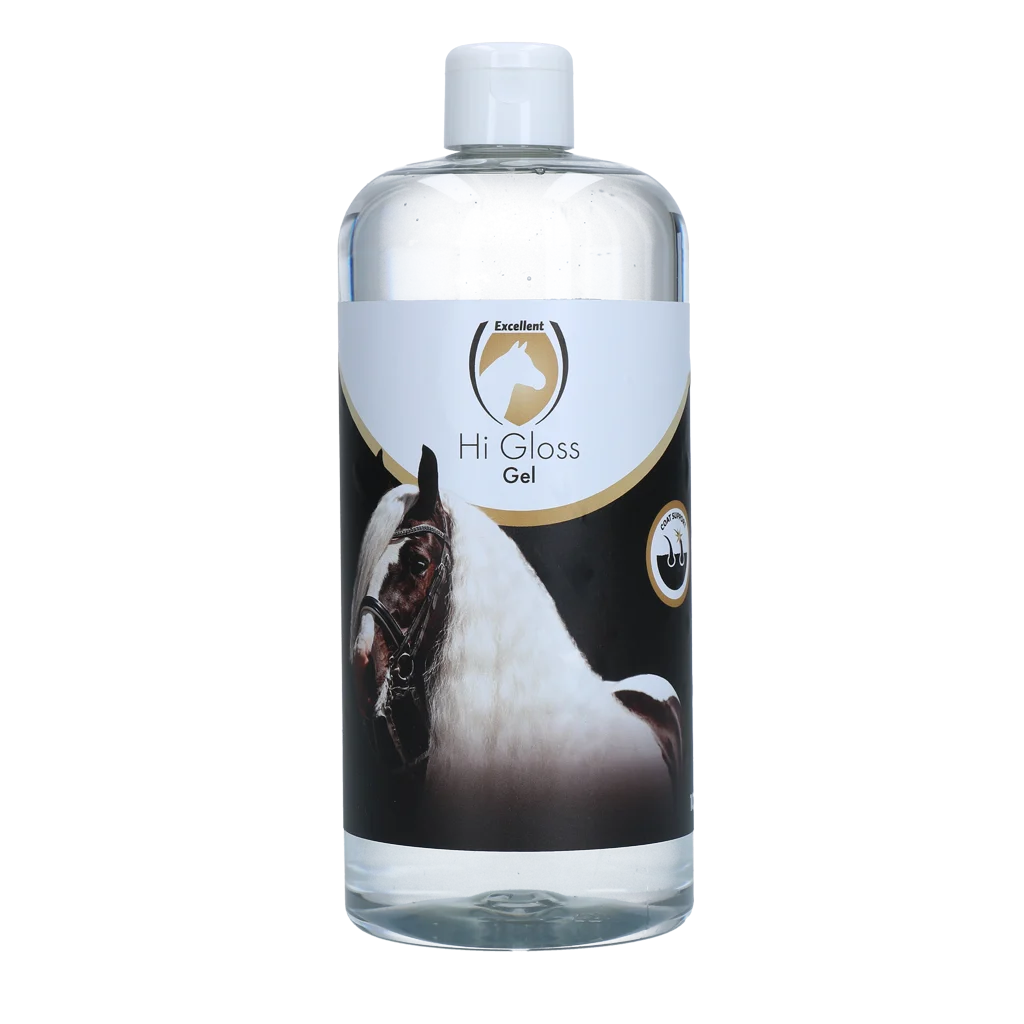 Glanzgel für Mähne und Schweif, 1 l – Excellent Horse Hi Gloss Gel – Bild 1