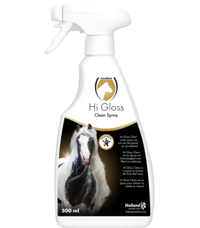 Trockenshampoo für Pferde mit Conditioner, 500 ml – Excellent Horse Hi Gloss Clean Spray